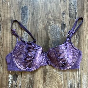 NWOT Adore Me Purple Wired Bra